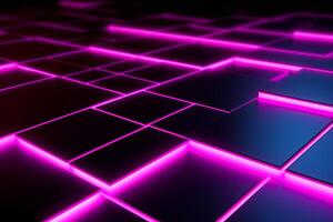 Sleek Modern Geometric Glowing Shapes Outline Background photo