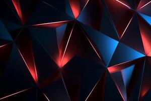Sleek Modern Geometric Glowing Shapes Outline Background photo