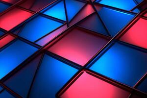 Sleek Modern Geometric Glowing Shapes Outline Background photo