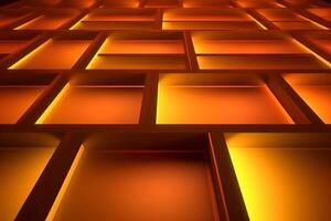 Sleek Modern Geometric Glowing Shapes Outline Background photo