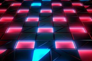 Sleek Modern Geometric Glowing Shapes Outline Background photo