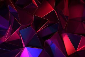 Sleek Modern Geometric Glowing Shapes Outline Background photo