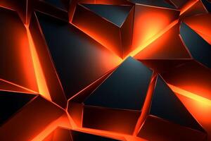 Sleek Modern Geometric Glowing Shapes Outline Background photo