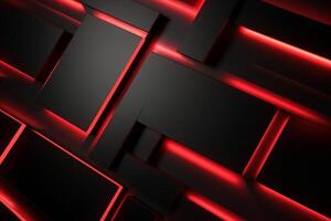 Sleek Modern Geometric Glowing Shapes Outline Background photo