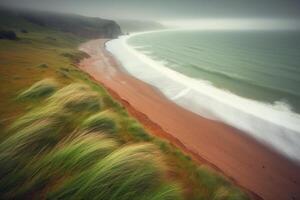 Stormy Weather Beachscape photo