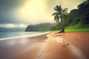 Stormy Weather Beachscape photo