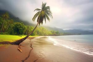 Stormy Weather Beachscape photo
