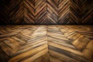 Unique Design Wooden Planks Texture Background Generative AI photo