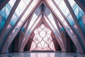 Unique Otherworldly Architecture Design Photo Generative AI