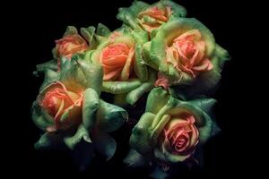 Unique Otherworldly Roses Texture Background photo