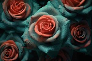 Unique Otherworldly Roses Texture Background photo