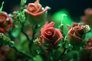 Unique Otherworldly Roses Texture Background photo