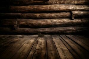 Unique Wooden Planks Texture Background Generative AI photo