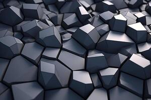 Voronoi Blocks Pattern Texture Background photo