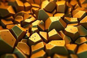 Voronoi Blocks Pattern Texture Background Generative AI photo