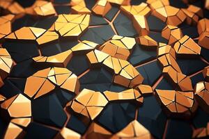 Voronoi Blocks Pattern Texture Background photo