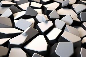 Voronoi Blocks Pattern Texture Background photo