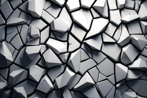Voronoi Blocks Pattern Texture Background photo