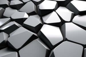 Voronoi Blocks Pattern Texture Background photo