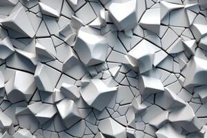 voronoi bloques modelo textura antecedentes generativo ai foto