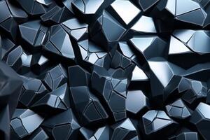 Voronoi Blocks Pattern Texture Background photo