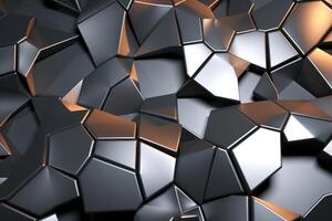 Voronoi Blocks Pattern Texture Background photo
