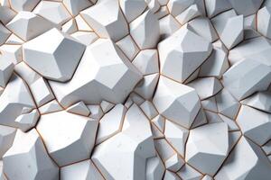 Voronoi Blocks Pattern Texture Background photo