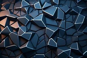 Voronoi Blocks Pattern Texture Background photo