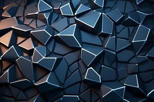 voronoi bloques modelo textura antecedentes generativo ai foto