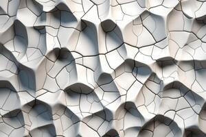 Voronoi Blocks Pattern Texture Background Generative AI photo