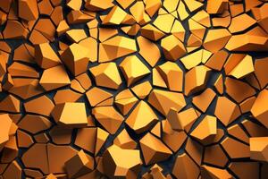 Voronoi Blocks Pattern Texture Background photo