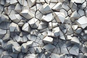 Voronoi Blocks Pattern Texture Background photo