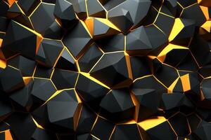 Voronoi Blocks Pattern Texture Background photo