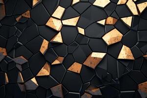 Voronoi Blocks Pattern Texture Background photo