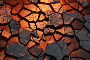 Voronoi Blocks Pattern Texture Background photo