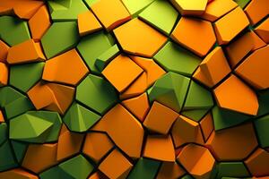 voronoi bloques modelo textura antecedentes generativo ai foto