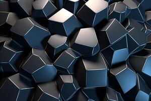 Voronoi Blocks Pattern Texture Background photo