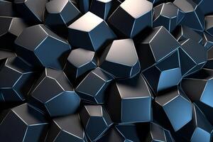 voronoi bloques modelo textura antecedentes generativo ai foto