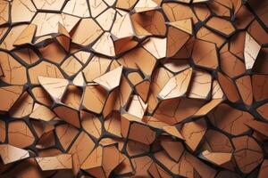 Voronoi Blocks Pattern Texture Background photo