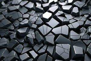Voronoi Blocks Pattern Texture Background photo