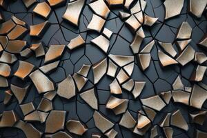 Voronoi Blocks Pattern Texture Background photo