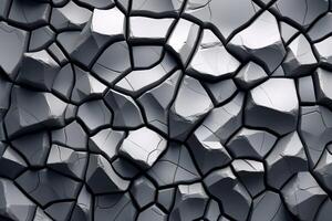 Voronoi Blocks Pattern Texture Background photo
