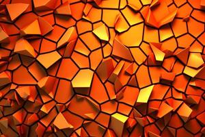 Voronoi Blocks Pattern Texture Background photo