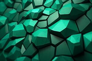 Voronoi Blocks Pattern Texture Background Generative AI photo