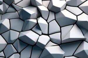Voronoi Blocks Pattern Texture Background photo