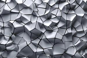 voronoi bloques modelo textura antecedentes generativo ai foto