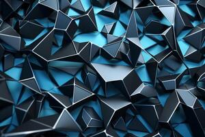 Voronoi Blocks Pattern Texture Background photo