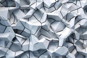 Voronoi Blocks Pattern Texture Background photo