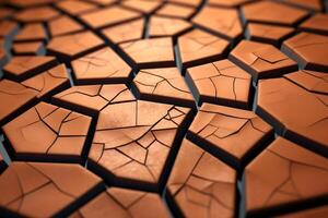 Voronoi Blocks Pattern Texture Background photo