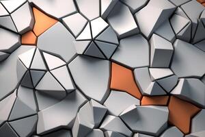 Voronoi Blocks Pattern Texture Background photo